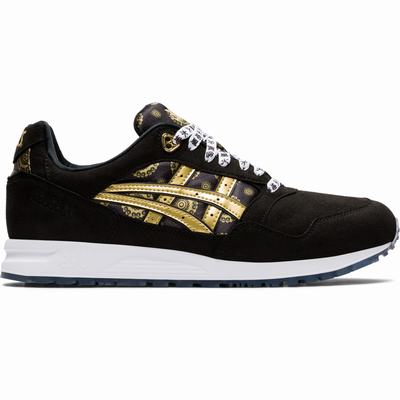 Asics Gel-Saga - Miesten Tennarit - Mustat/Kultaiset